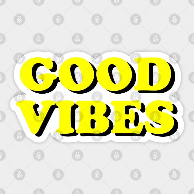 GOOD VIBES 🔆 Sticker by JustSomeThings